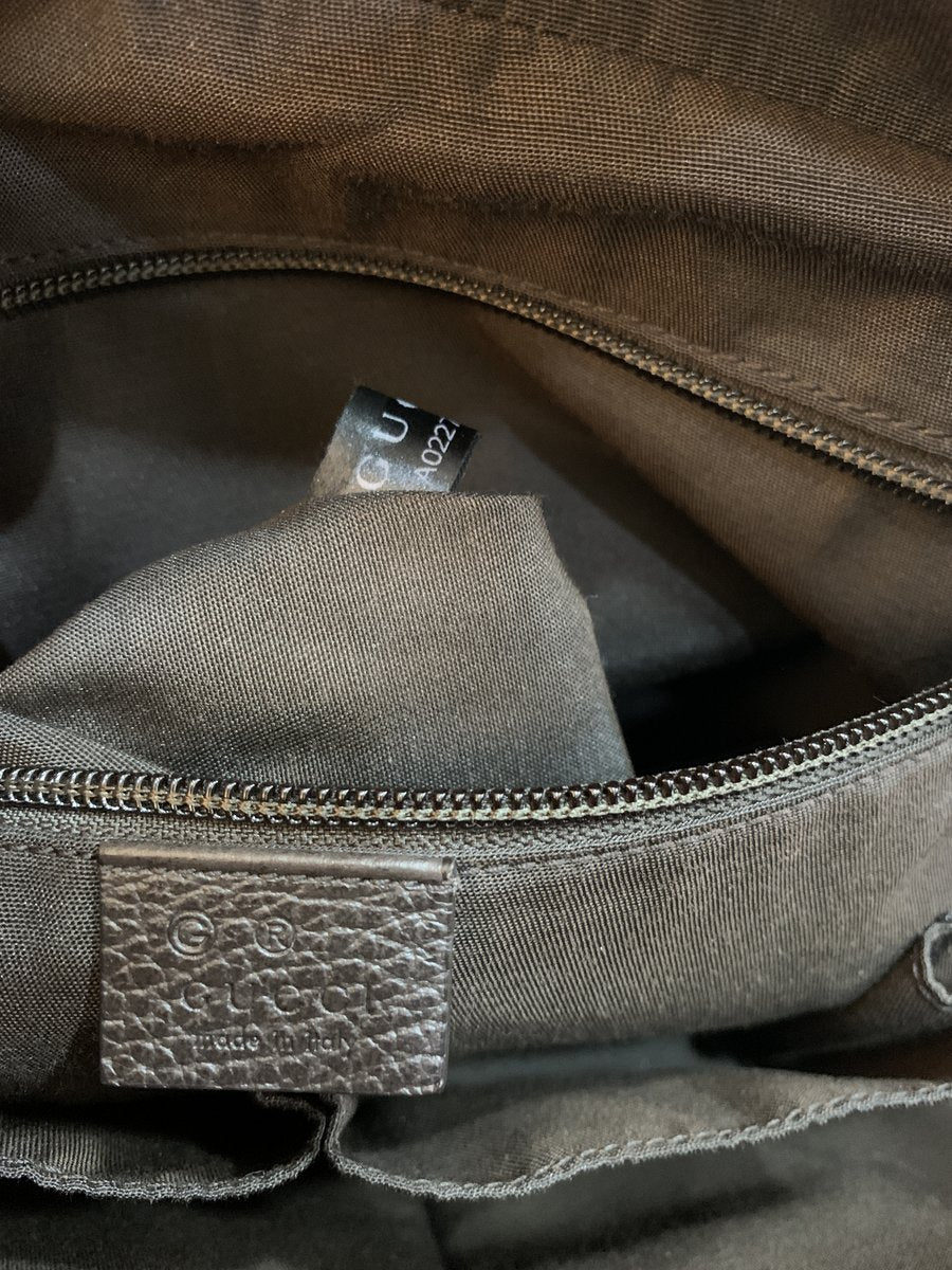 Gucci borsa cartella in tela GG modello 449168