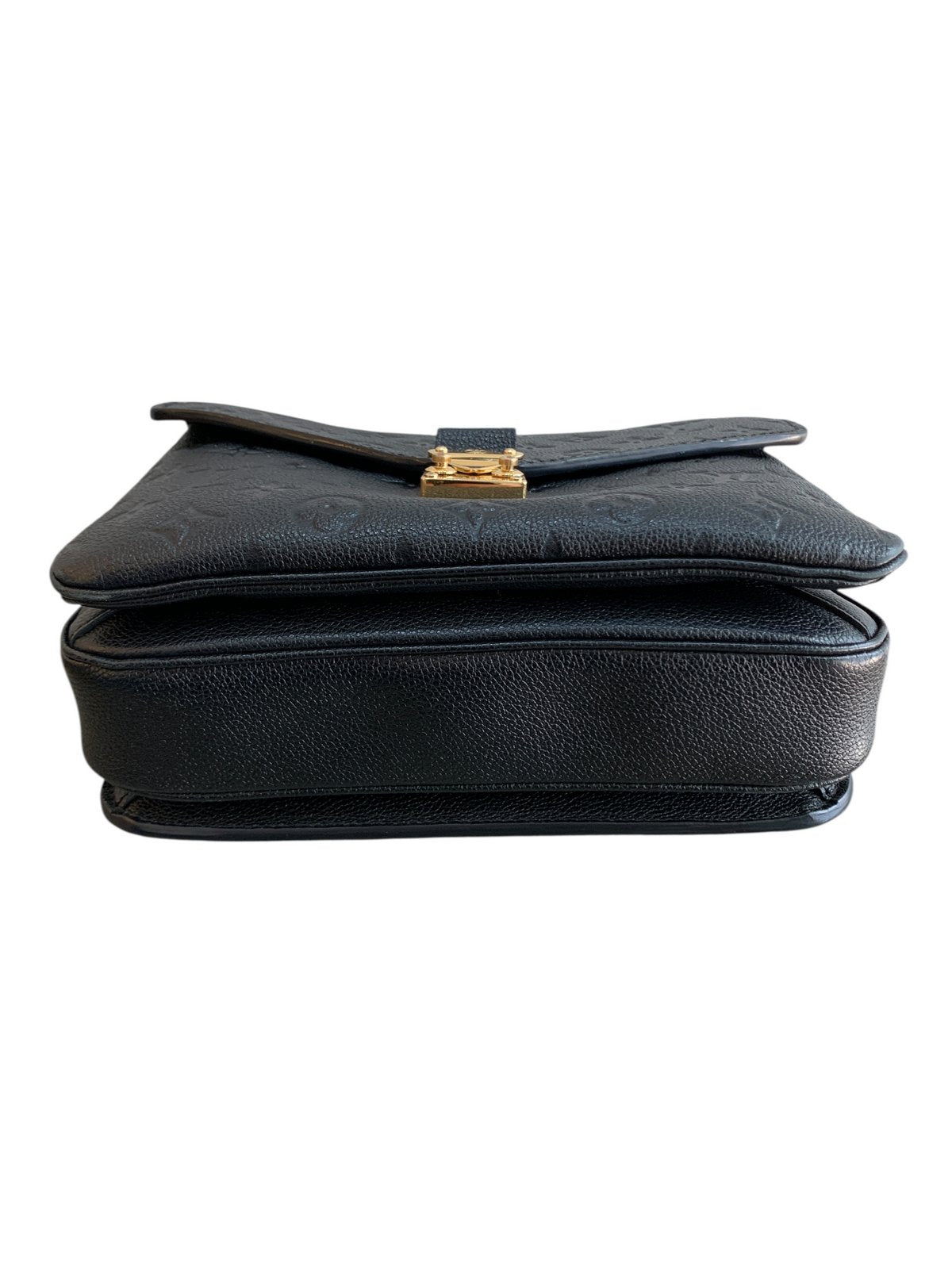 Louis Vuitton pochette Metis in pelle colore nera