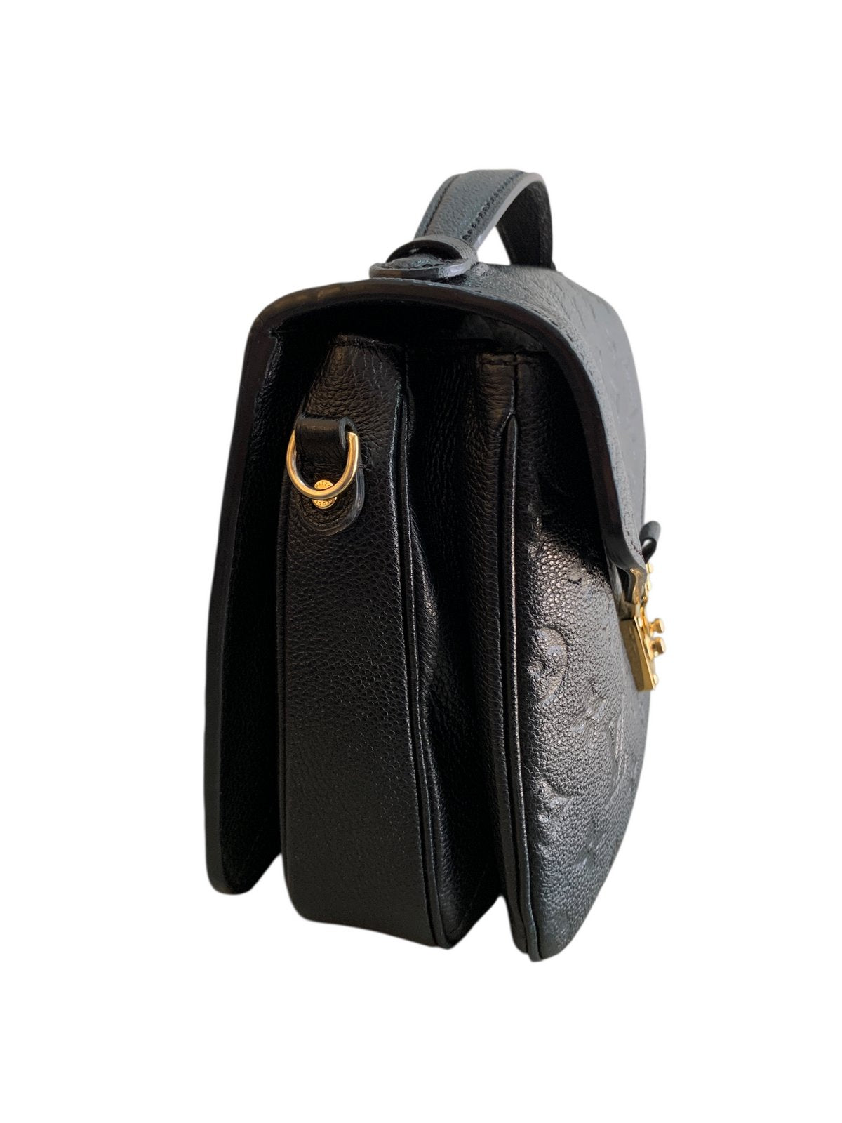 Louis Vuitton pochette Metis in pelle colore nera
