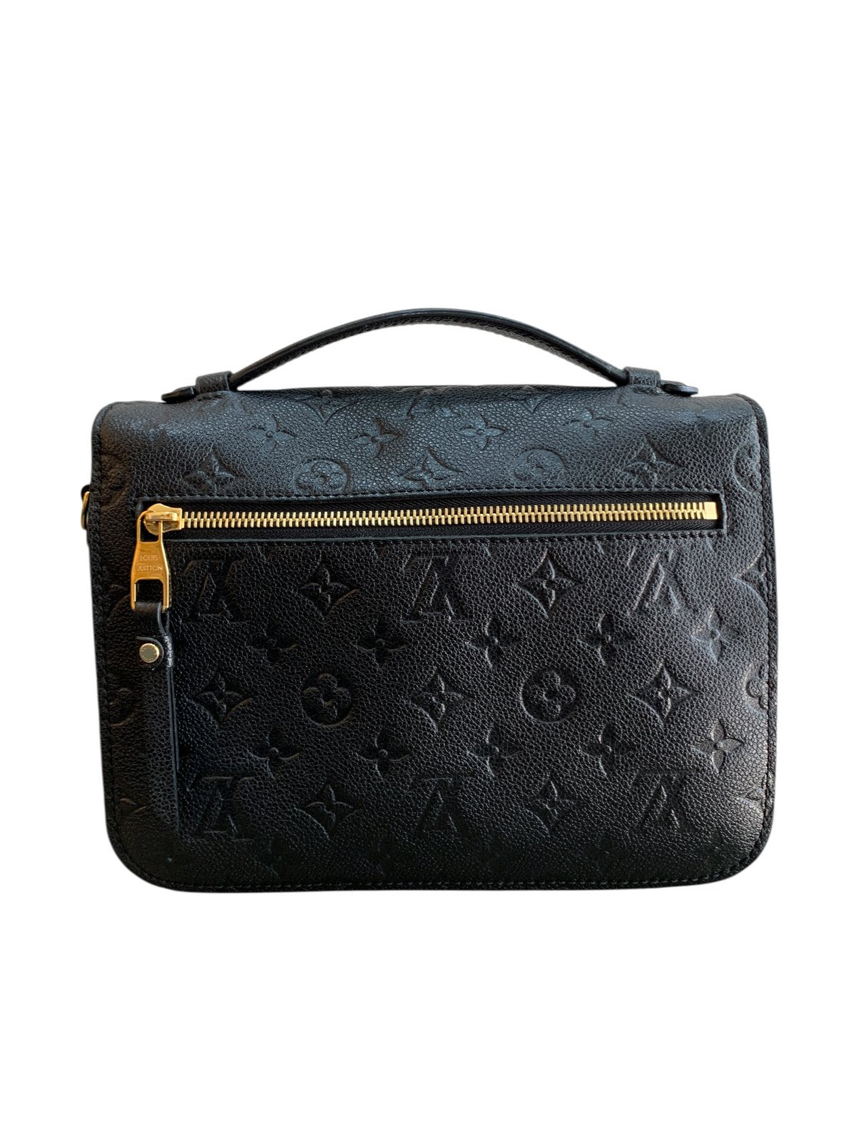 Louis Vuitton pochette Metis in pelle colore nera
