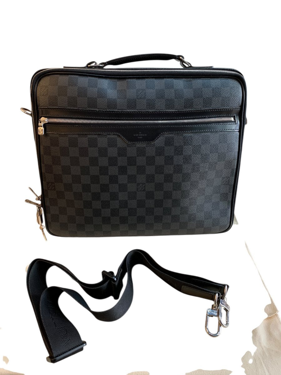 Louis Vuitton Steve cartella in damier grafite N58030