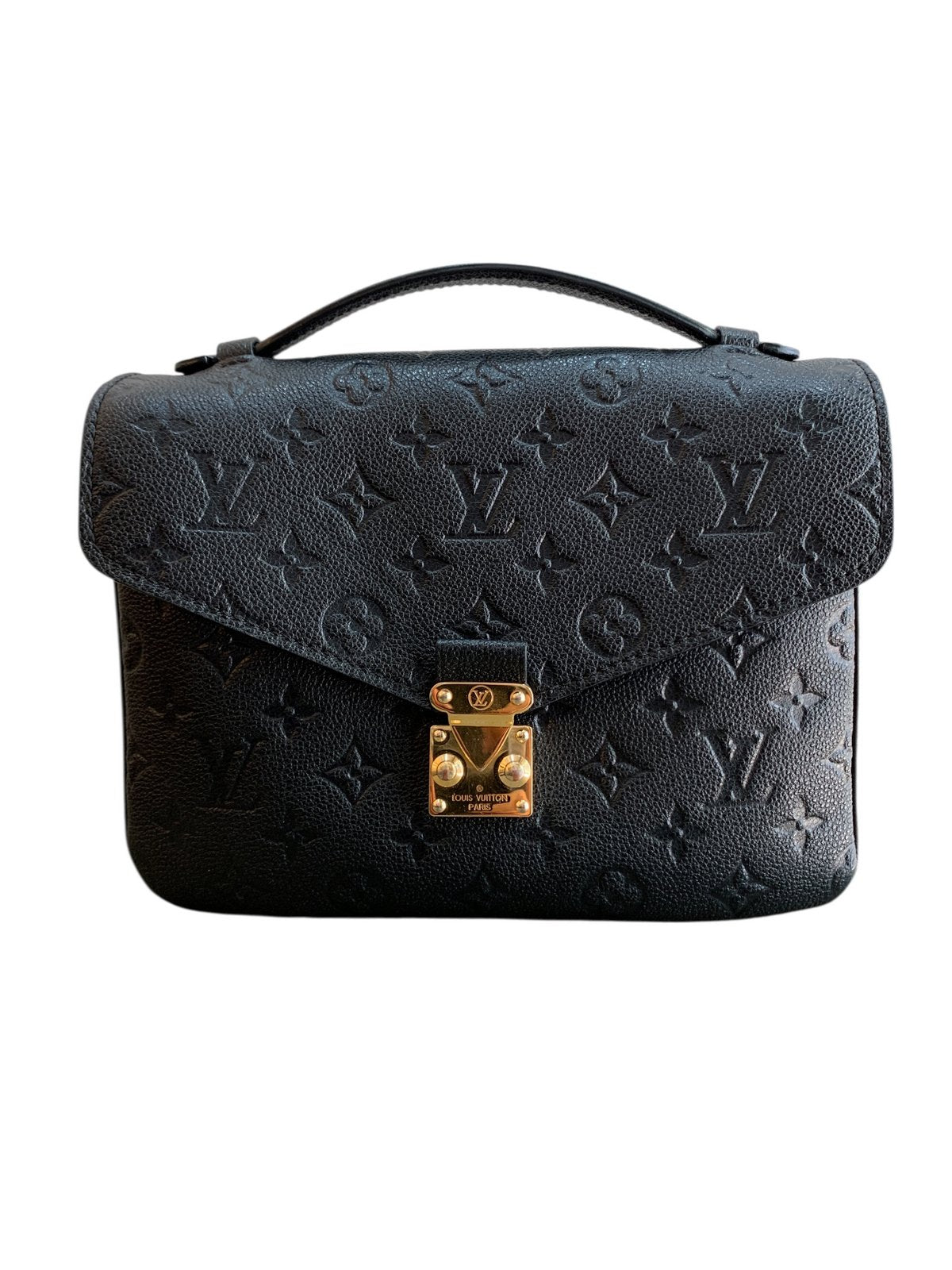 Louis Vuitton pochette Metis in pelle colore nera