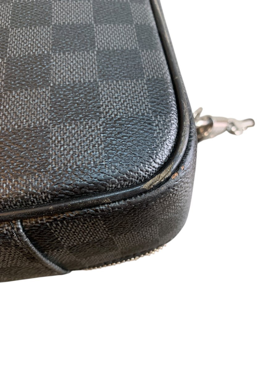Louis Vuitton Steve cartella in damier grafite N58030