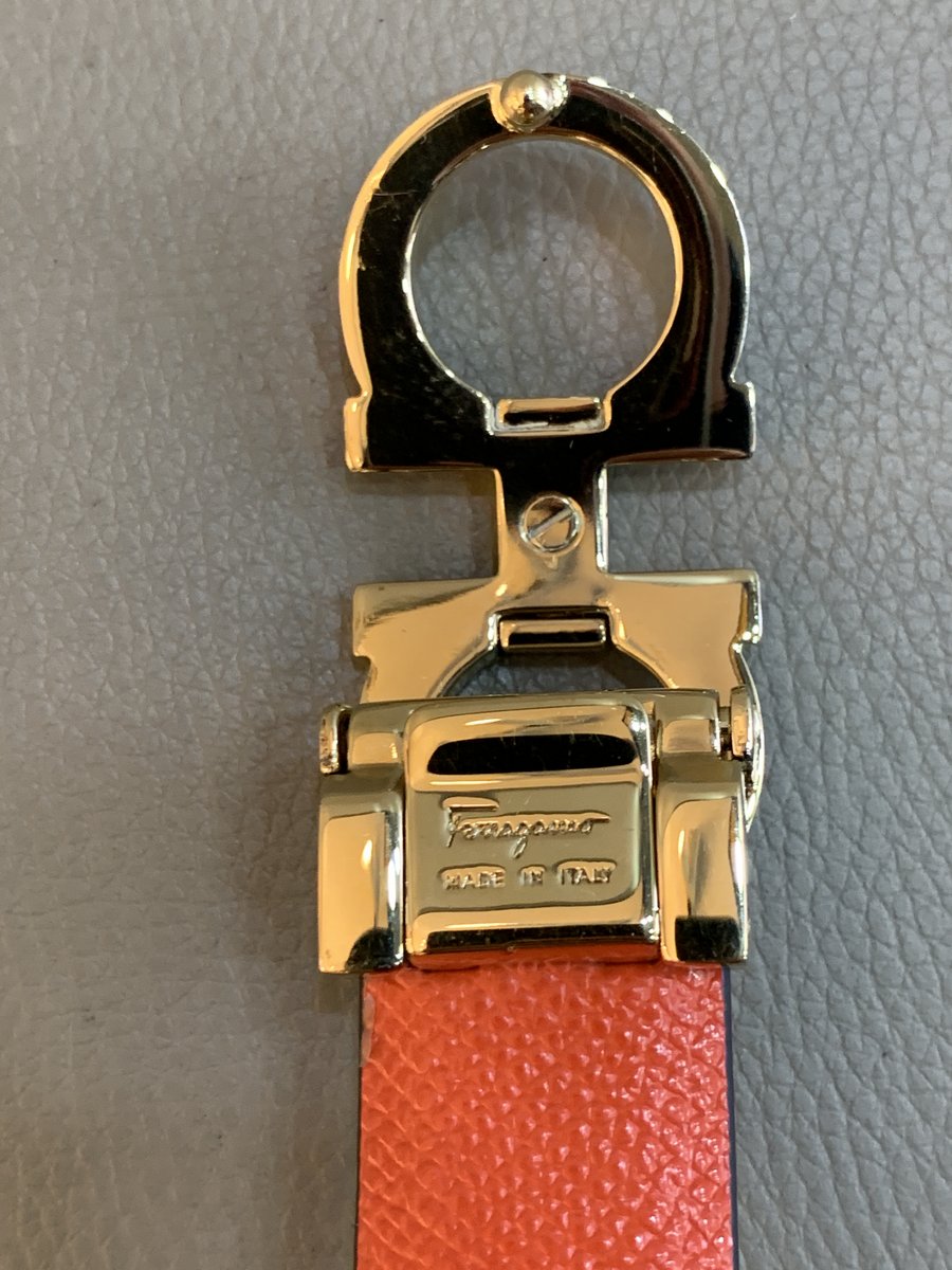 Salvatore Ferragamo Cintura double-face nera e rossa