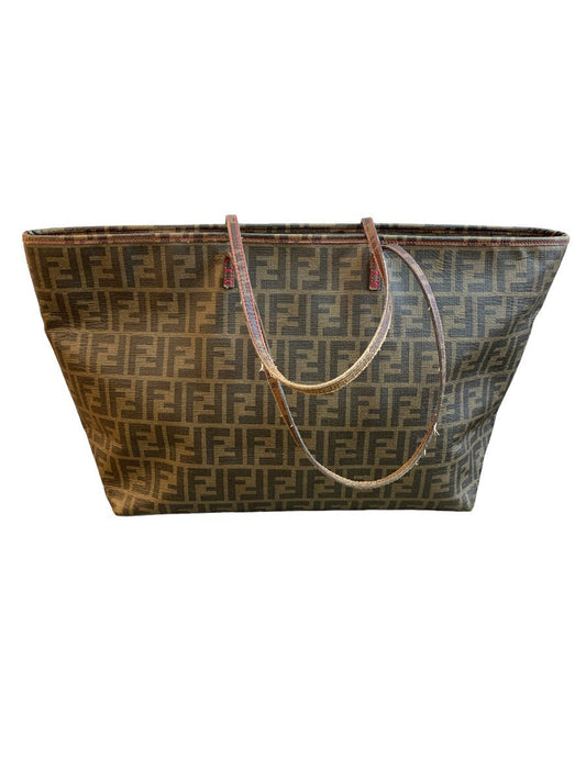 Fendi Roll Bag borsa shopping in tela monogram - AgeVintage