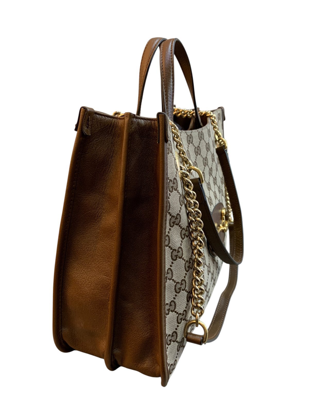 Gucci Horsebit 1955 chain tote bag - AgeVintage