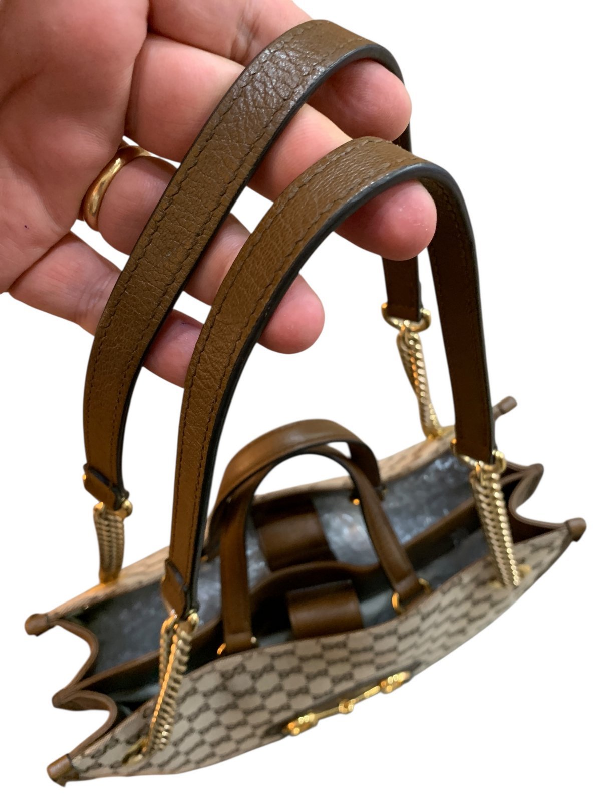 Gucci Horsebit 1955 chain tote bag - AgeVintage