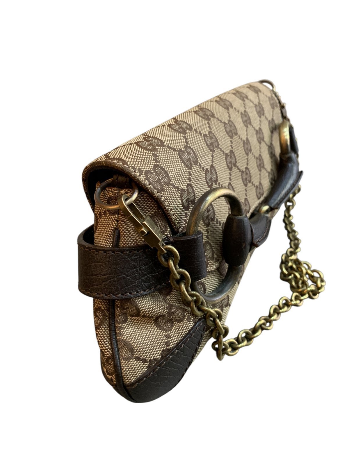 Gucci Horsebit chain 1955 vintage pochette - AgeVintage