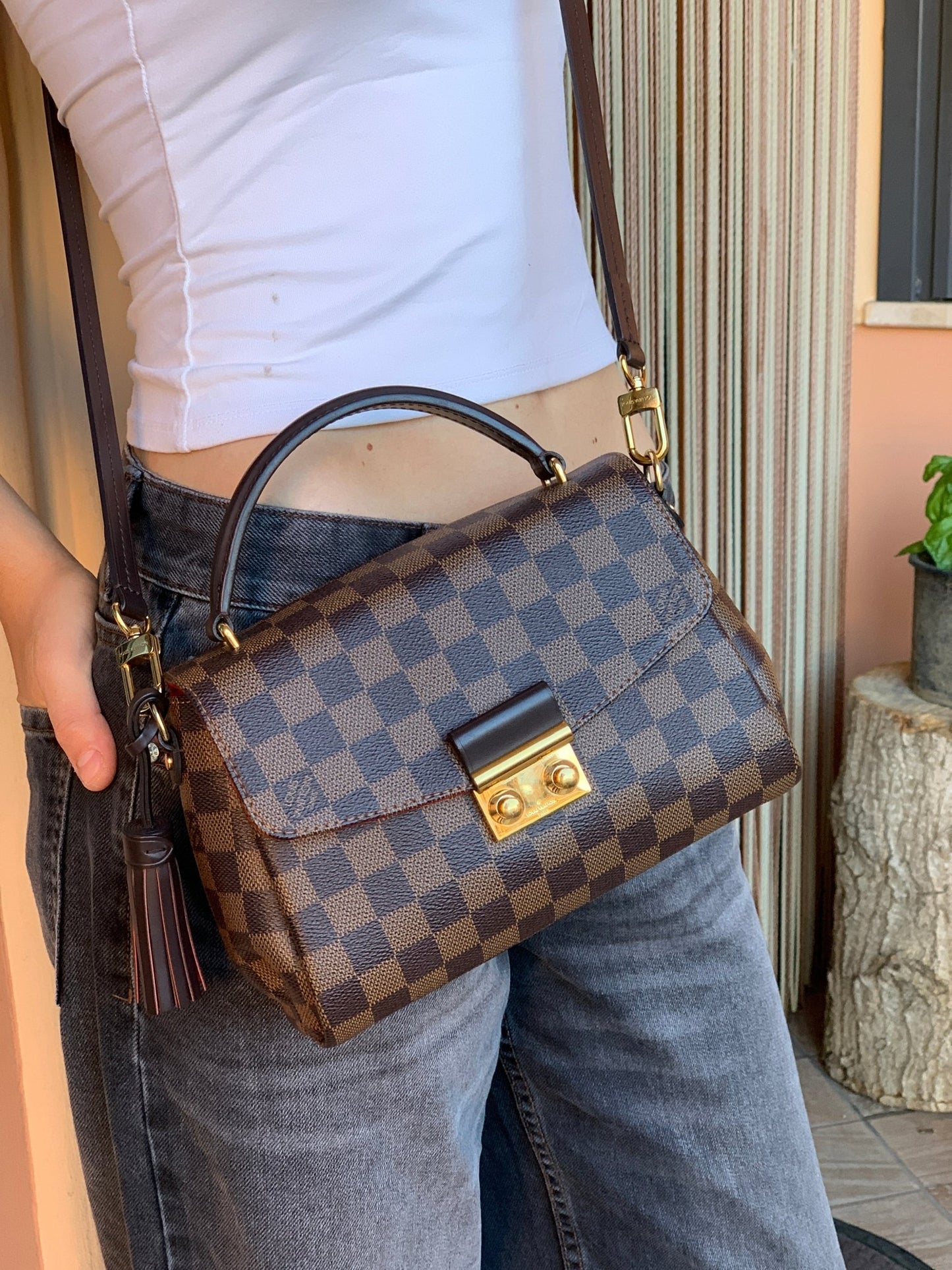 Louis Vuitton Croisette damier ebene N53000 - AgeVintage