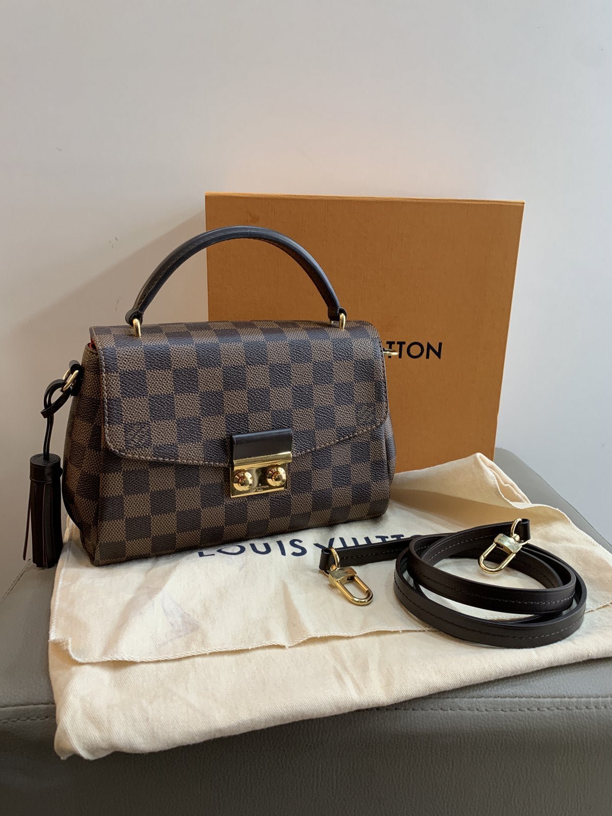 Louis Vuitton Croisette damier ebene N53000 - AgeVintage