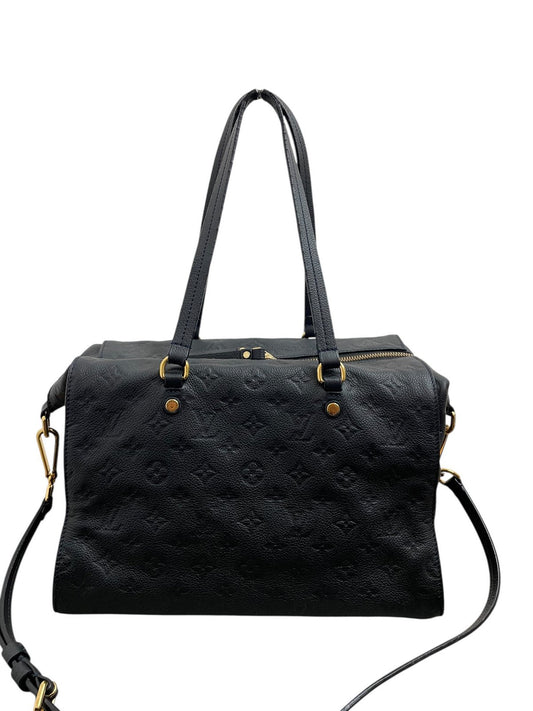 Louis Vuitton Lumineuse PM in pelle colore blu navy - AgeVintage