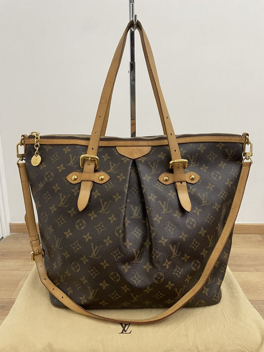 Louis Vuitton Palermo GM Monogram Borsa a spalla con tracolla - AgeVintage