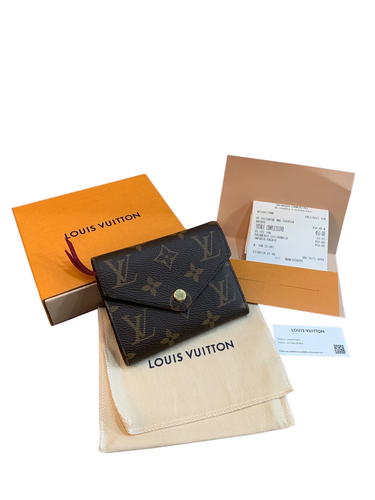 Louis Vuitton Portafoglio Victorine – Fucsia M41938 - AgeVintage
