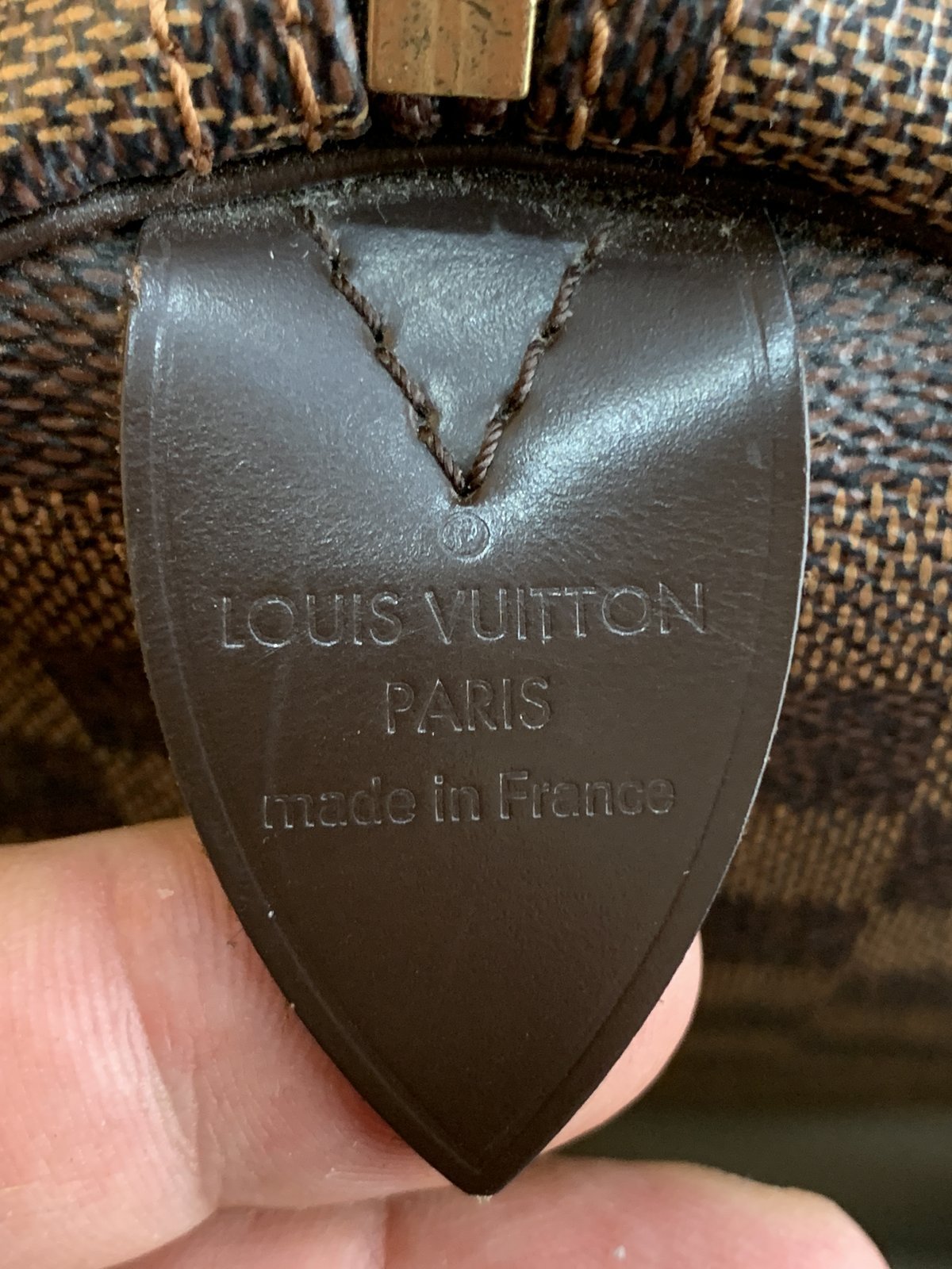Louis Vuitton Speedy 35 Damier ebene SP0142 - AgeVintage