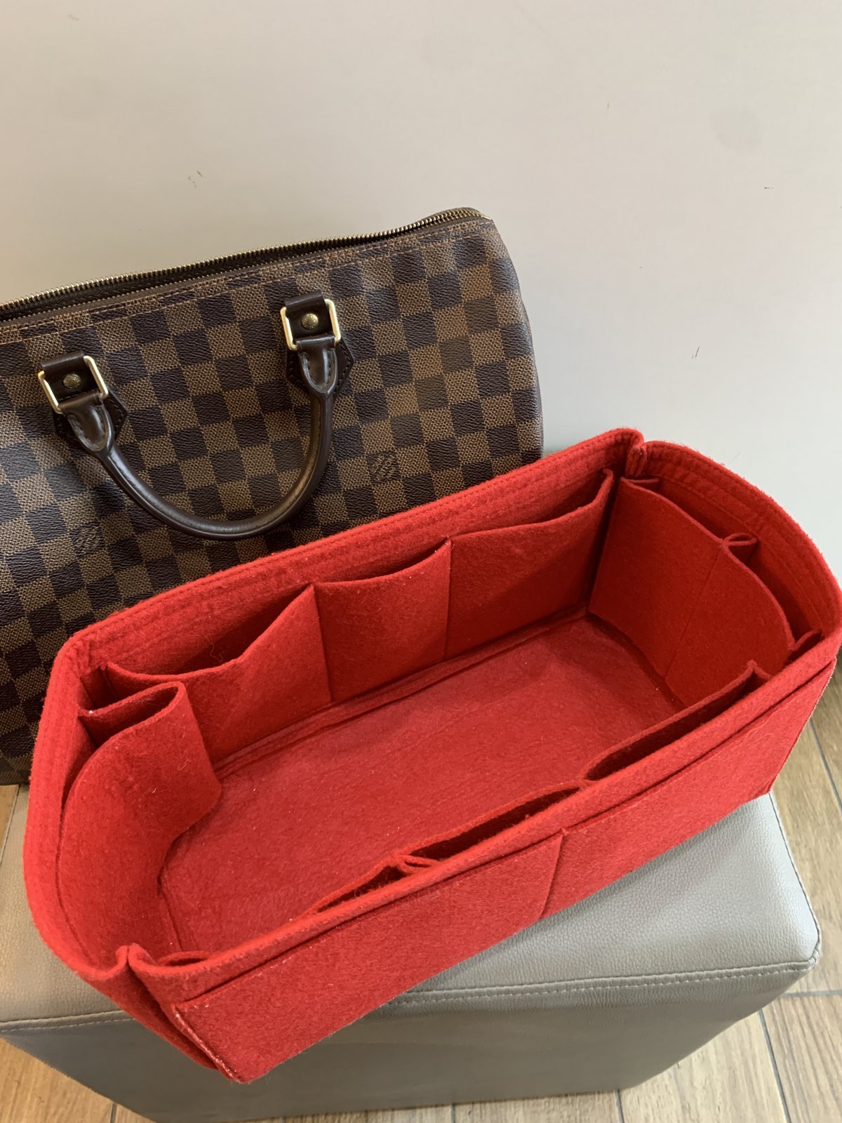Louis Vuitton Speedy 35 Damier ebene SP0142 - AgeVintage