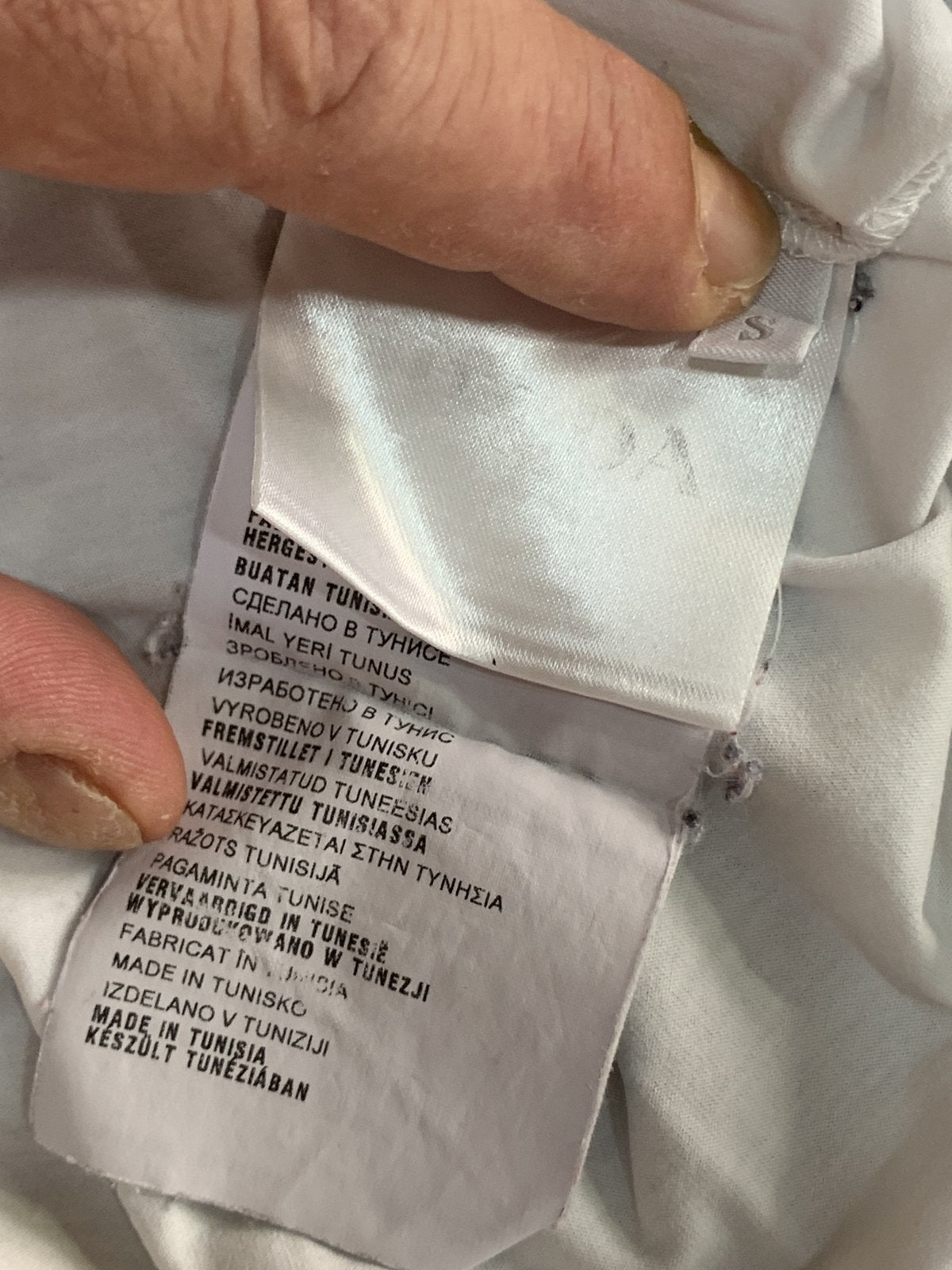 Prada shirt tg. S colore bianca - AgeVintage