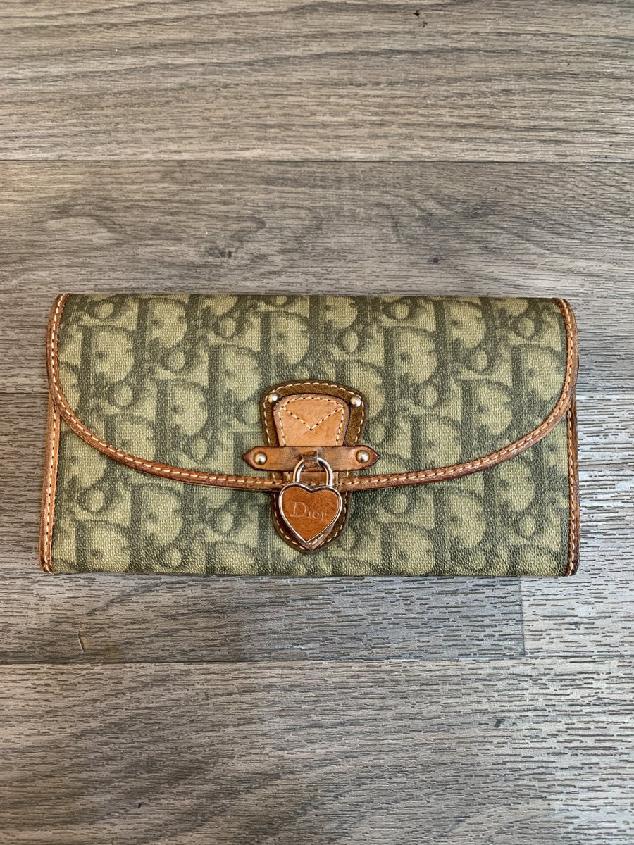 Portafoglio best sale dior vintage