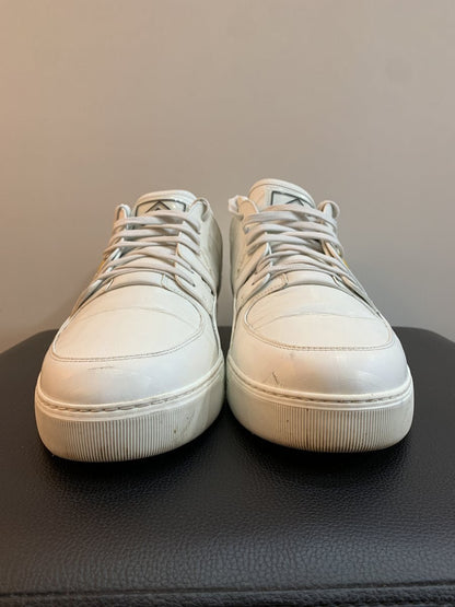 Fendi sneakers uomo in pelle colore bianco misura 10 - AgeVintage