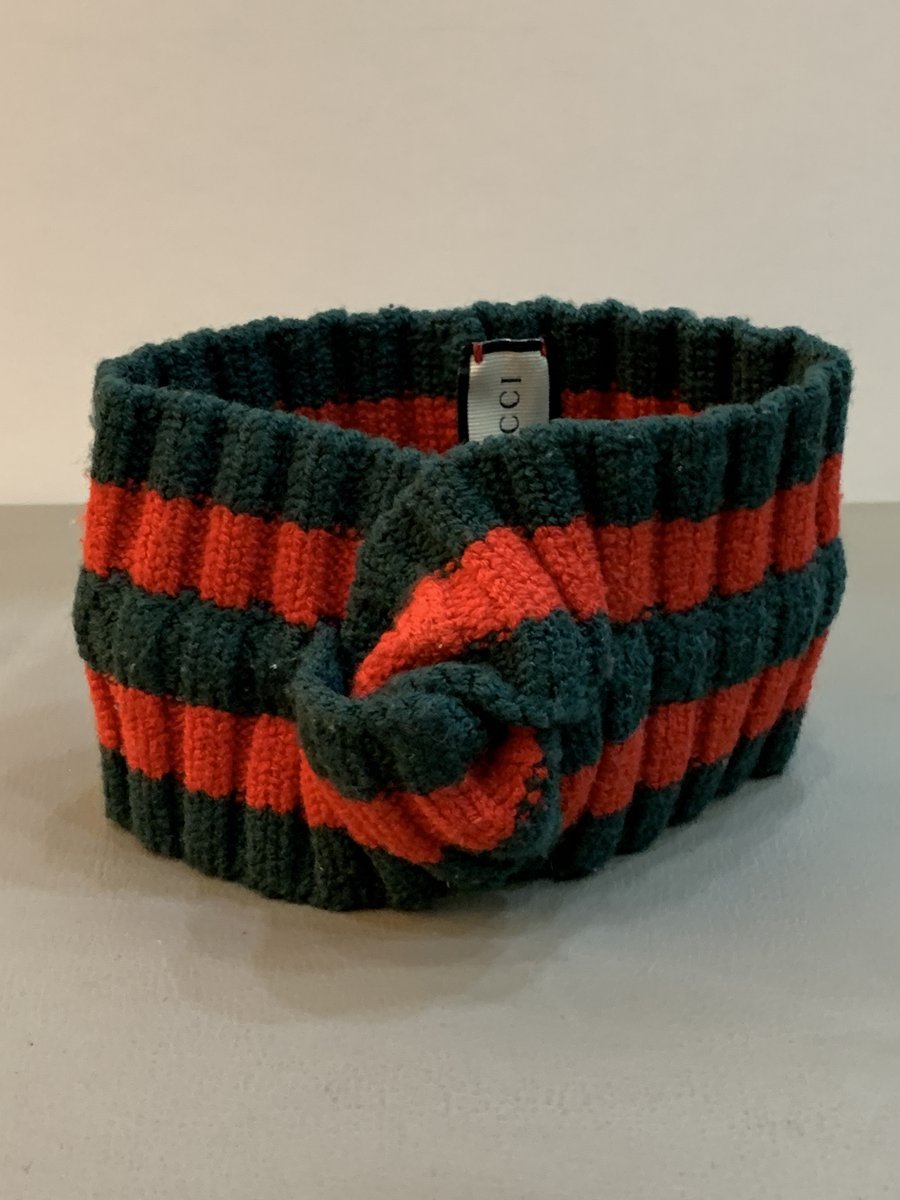 Gucci fascia pe capelli in lana - AgeVintage