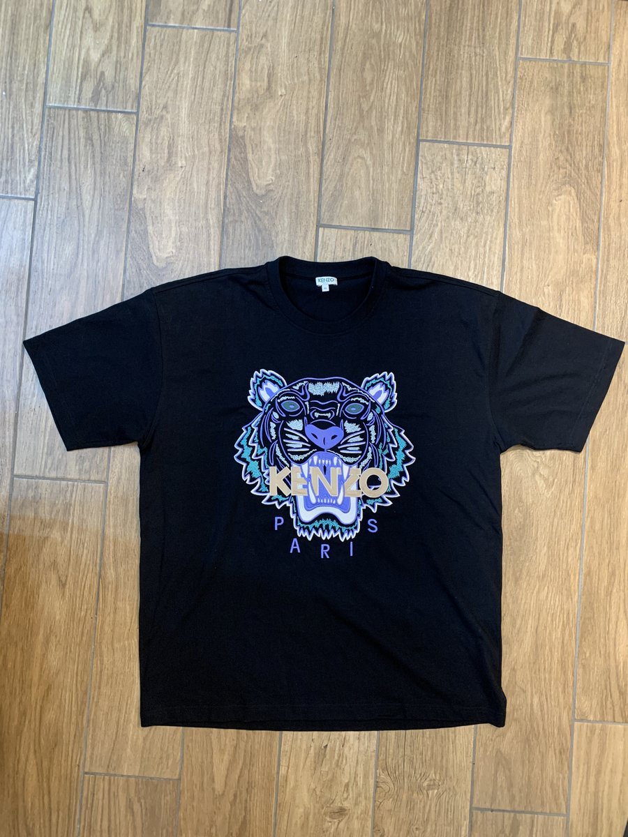 Kenzo shirt in cotone colore nera tg. XL AgeVintage AgeVintage
