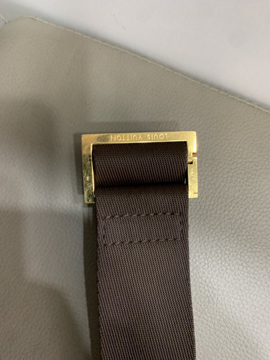 Louis Vuitton Geronimo tracolla in damier ebene - AgeVintage