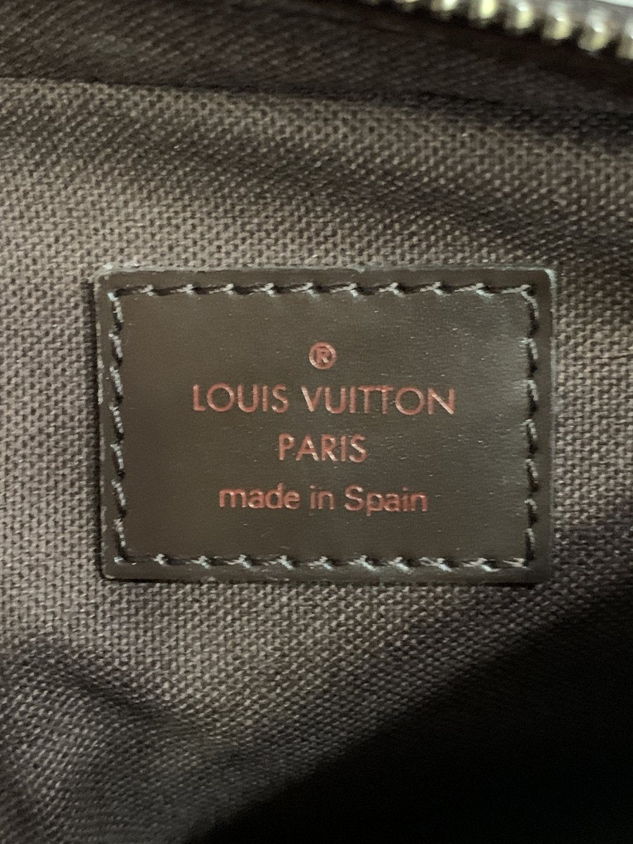 Louis Vuitton Geronimo tracolla in damier ebene - AgeVintage