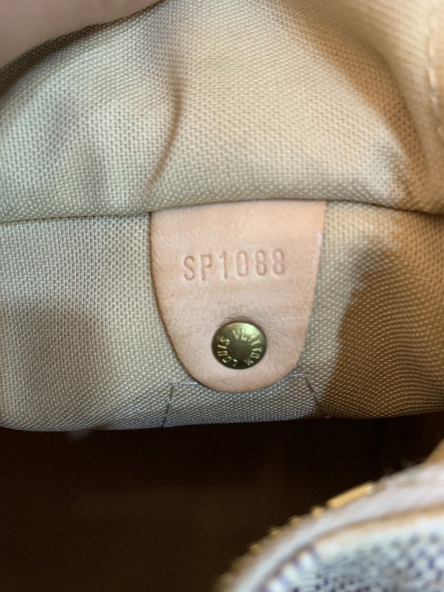 Louis Vuitton speedy 25 damier azur - AgeVintage