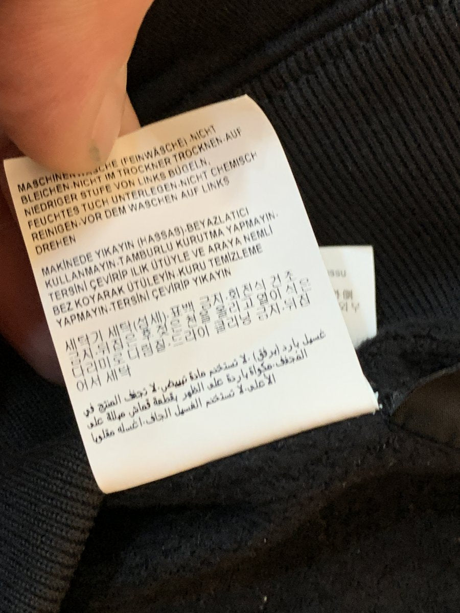 Versace Felpa in cotone con logo ricamato tg. M - AgeVintage