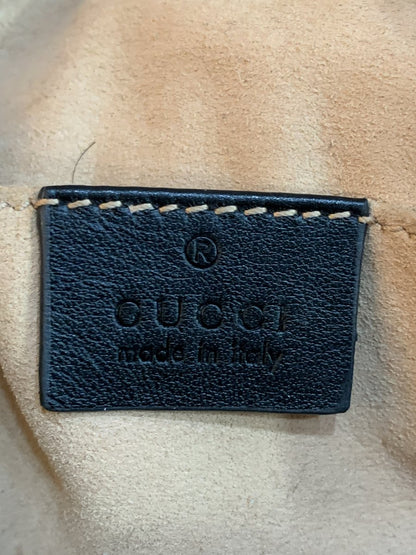 Gucci mini camera bag GG marmont in pelle nera