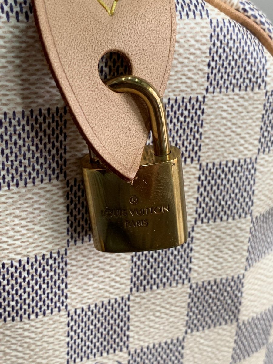 Louis Vuitton speedy 30 damier azur MB0221
