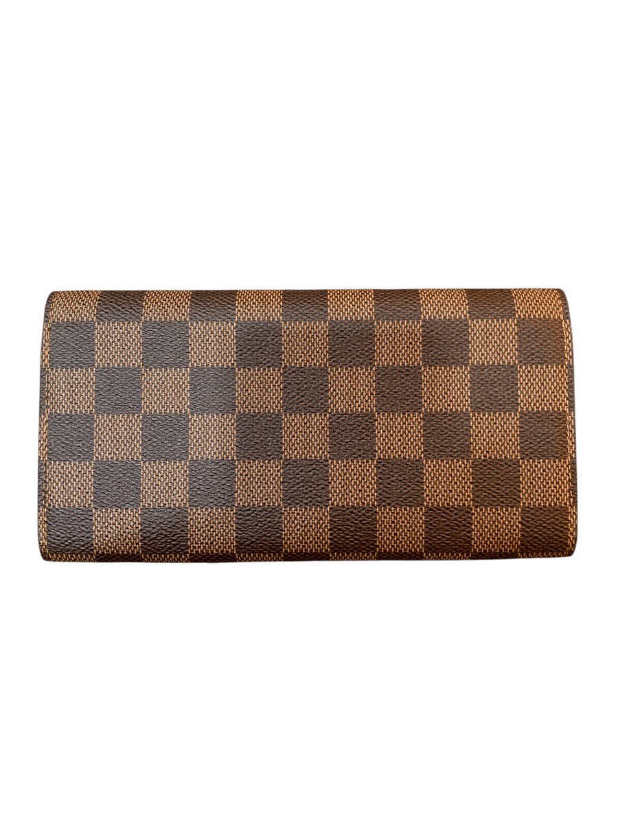 Louis Vuitton Portafoglio Emilie – Damier Ebene / Rosa Ballerina