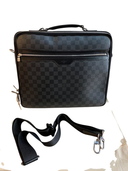 Louis Vuitton Steve cartella in damier grafite N58030