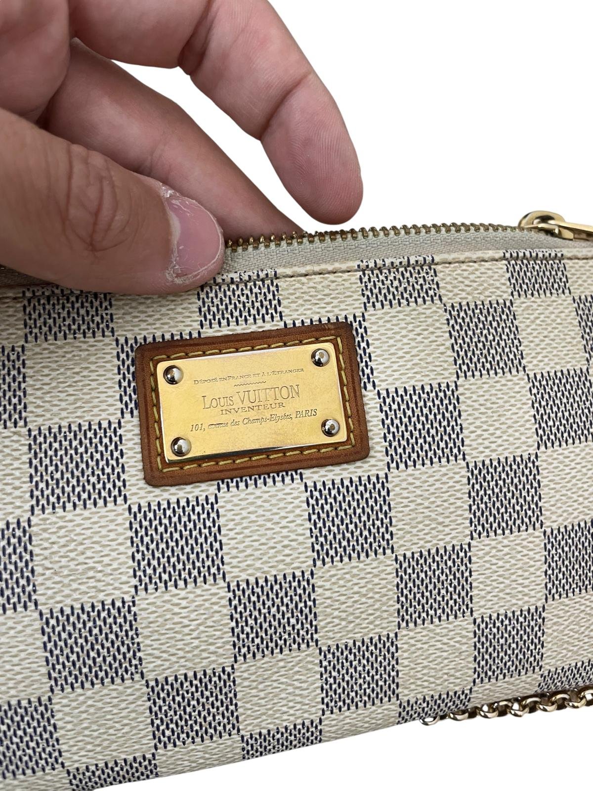 Louis Vuitton Milla MM Damier Azur AA0160