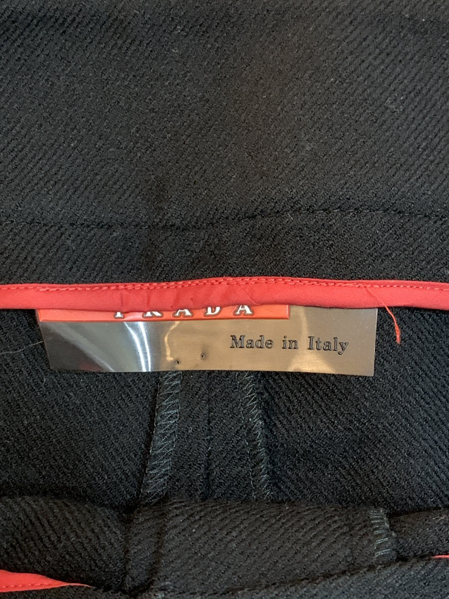Prada wool skirt size. 44 black color