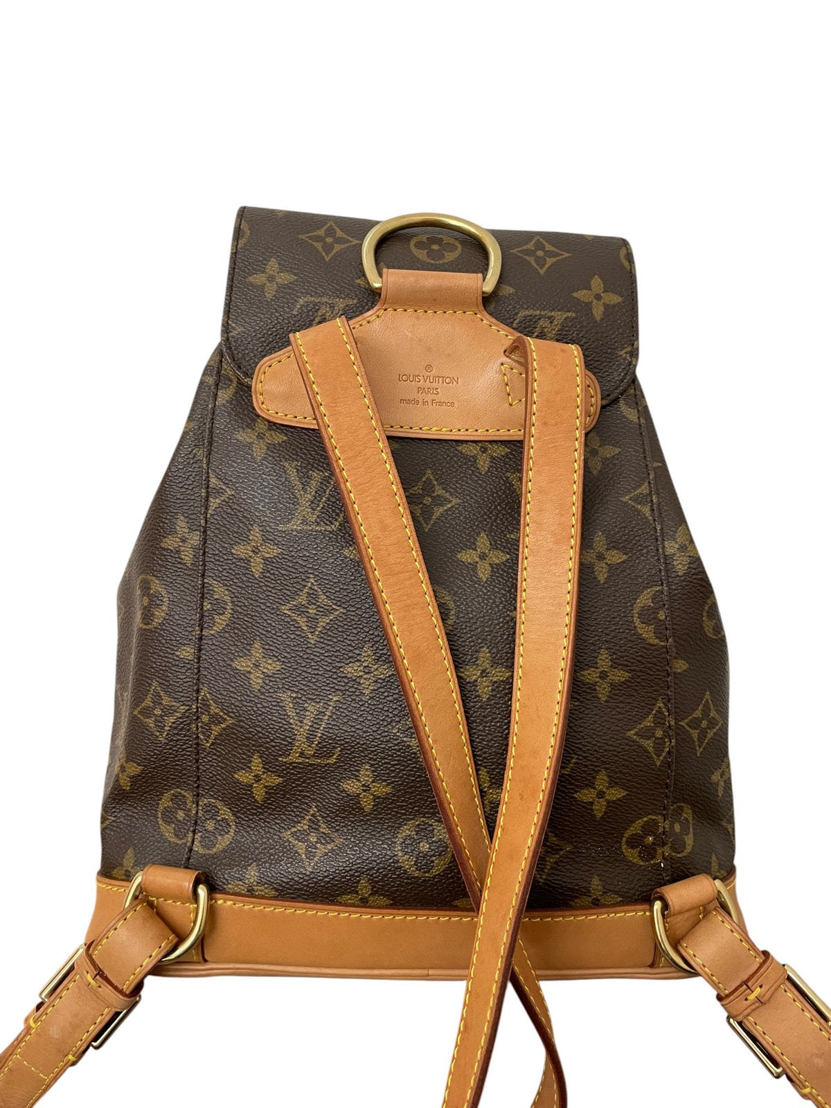 Zaino Louis Vuitton Montsouris MM Monogram originale usato, vista posteriore