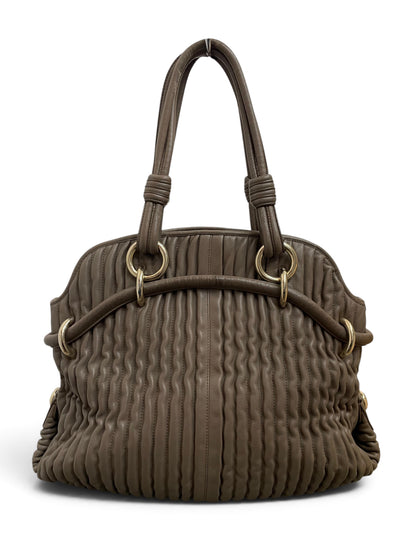 Borsa Bally Zante pelle fango vista posteriore