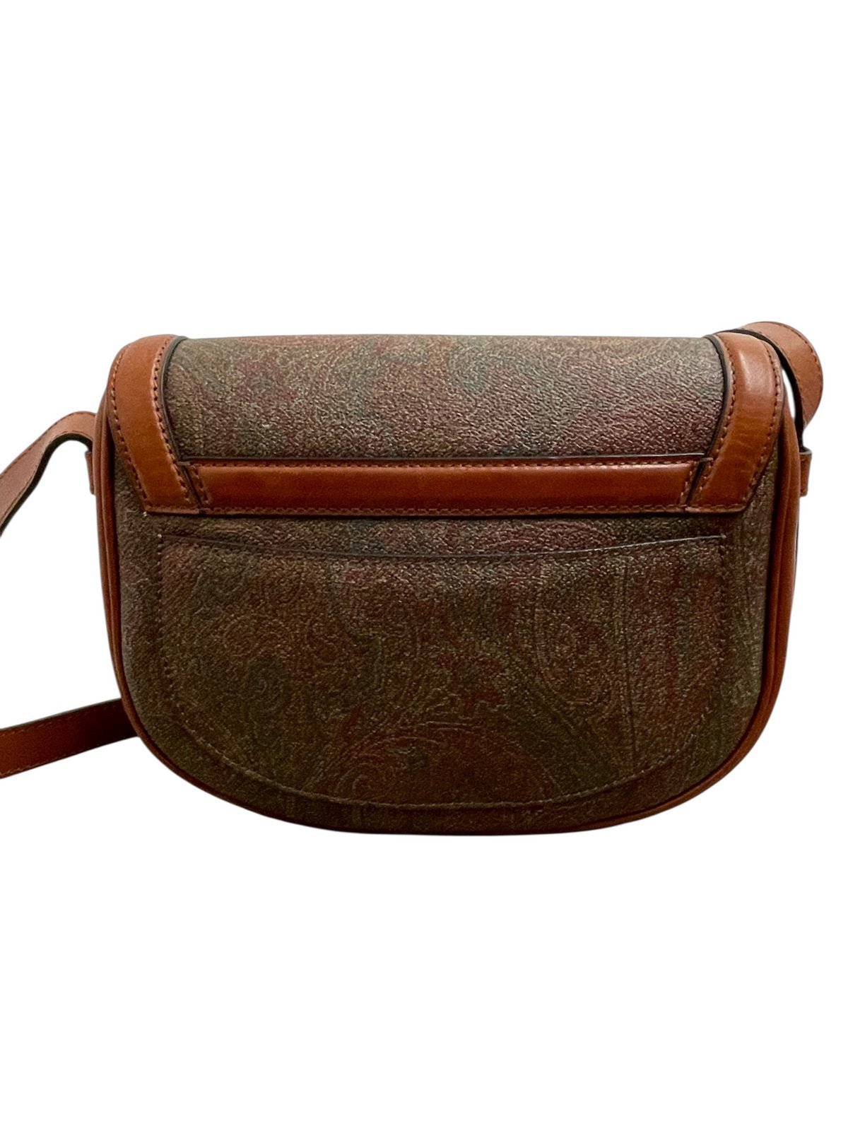 Borsa a Tracolla Etro Pegaso Vintage in Canvas Paisley e Pelle - AgeVintage