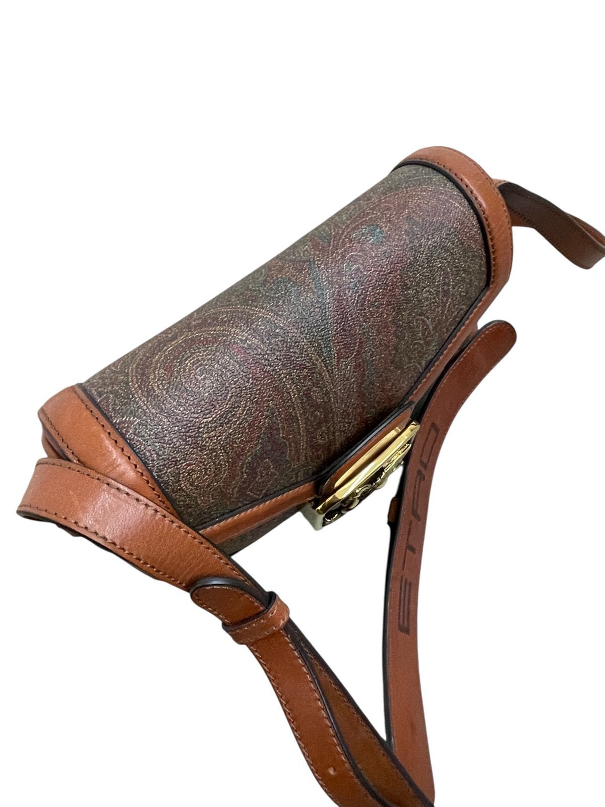 Borsa a Tracolla Etro Pegaso Vintage in Canvas Paisley e Pelle - AgeVintage