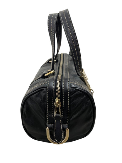 Borsa Bauletto Gucci Duchessa Mini in Morbida Pelle Nera - AgeVintage