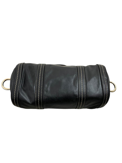 Borsa Bauletto Gucci Duchessa Mini in Morbida Pelle Nera - AgeVintage