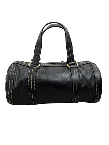 Borsa Bauletto Gucci Duchessa Mini in Morbida Pelle Nera - AgeVintage