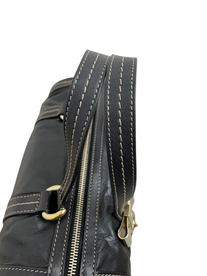Borsa Bauletto Gucci Duchessa Mini in Morbida Pelle Nera - AgeVintage