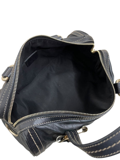 Borsa Bauletto Gucci Duchessa Mini in Morbida Pelle Nera - AgeVintage
