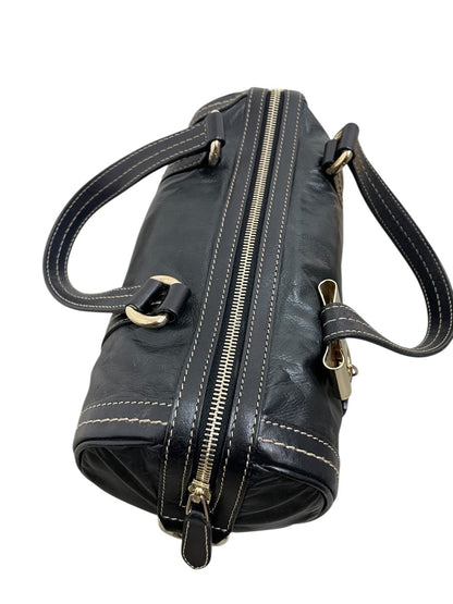 Borsa Bauletto Gucci Duchessa Mini in Morbida Pelle Nera - AgeVintage