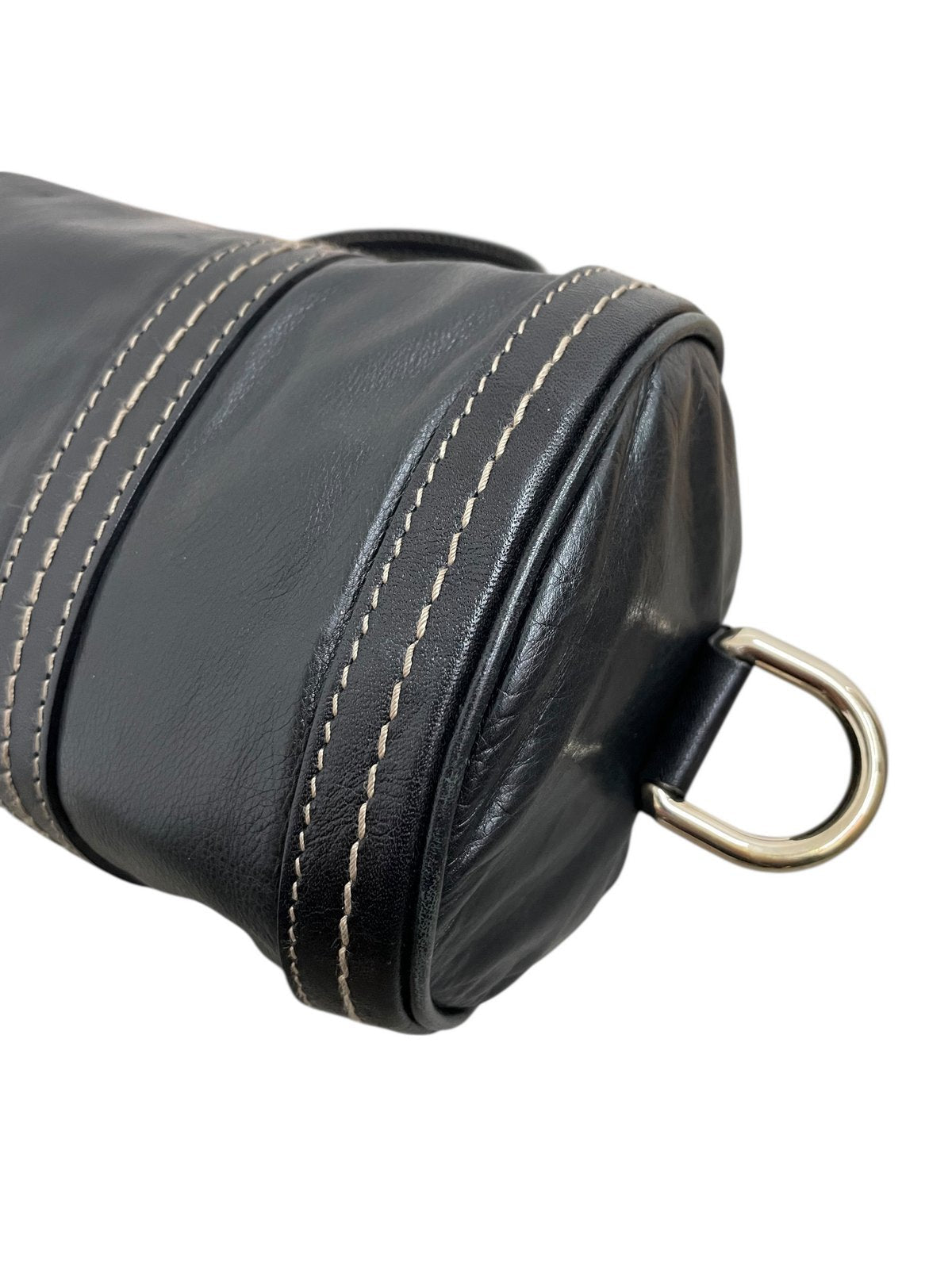 Borsa Bauletto Gucci Duchessa Mini in Morbida Pelle Nera - AgeVintage