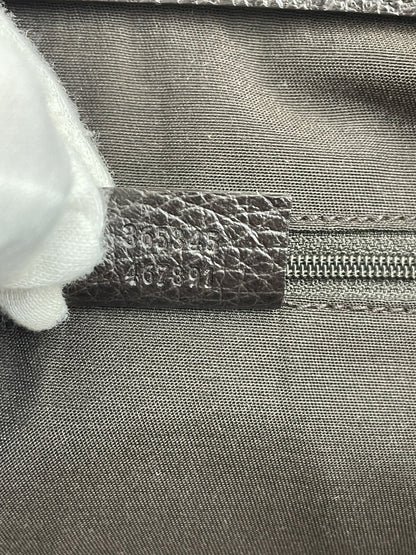 Borsa Tote Gucci Bamboo Pelle Testa di Moro - AgeVintage