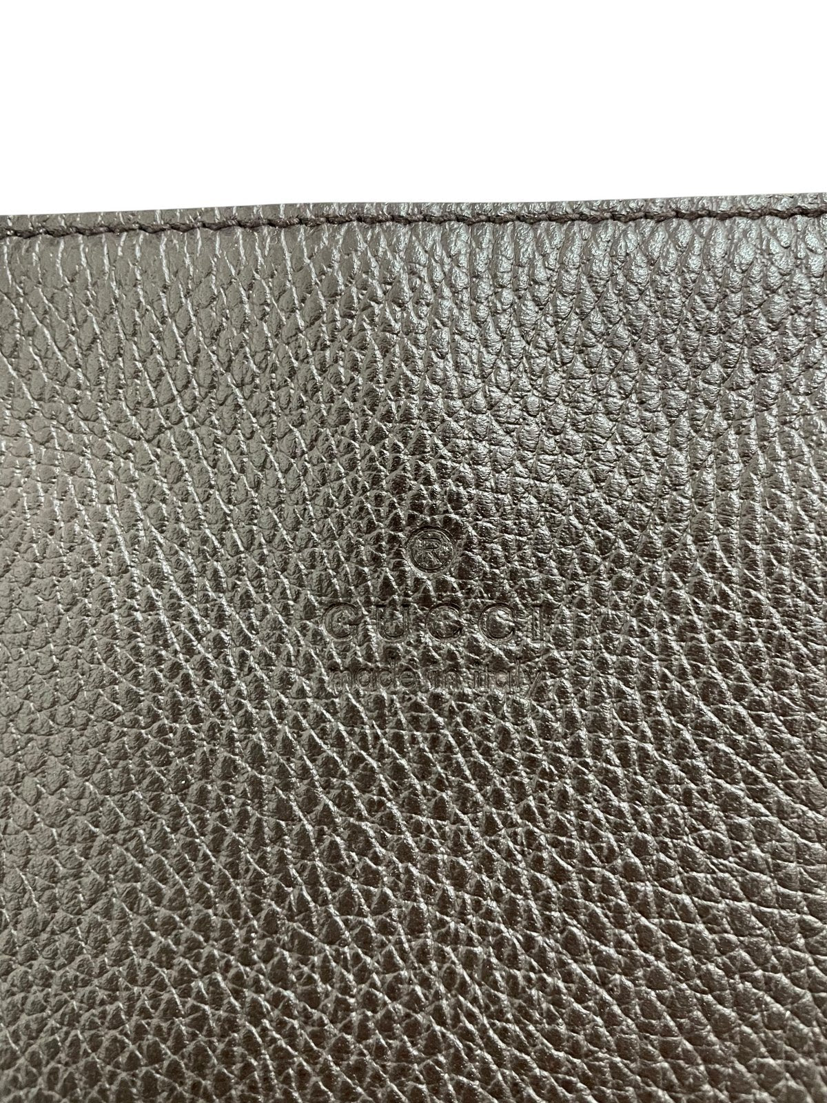 Borsa Tote Gucci Bamboo Pelle Testa di Moro - AgeVintage