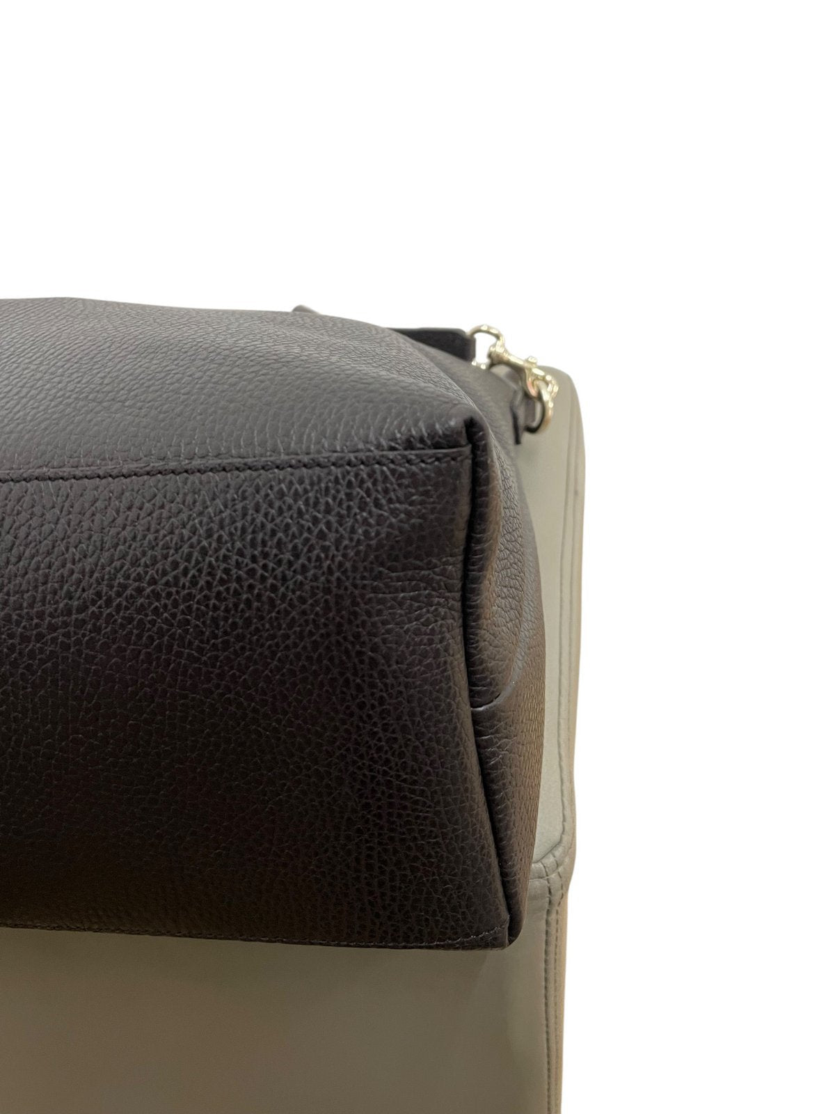 Borsa Tote Gucci Bamboo Pelle Testa di Moro - AgeVintage