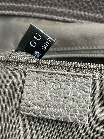 Borsa Tote Gucci Bamboo Pelle Testa di Moro - AgeVintage