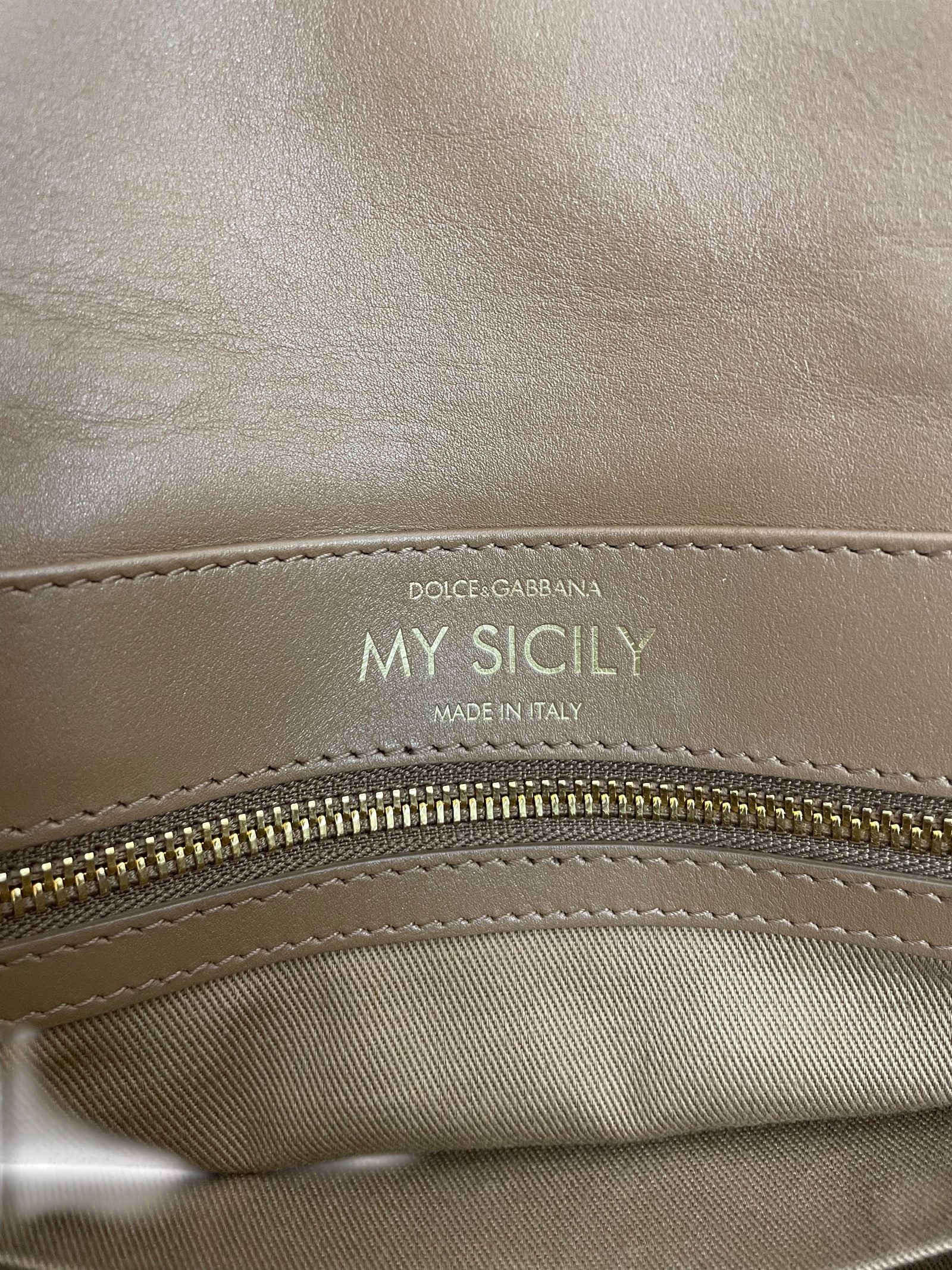 Etichetta interna My Sicily Dolce Gabbana Made in Italy